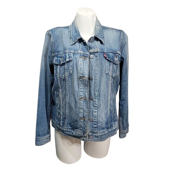Levi's Jackets & Blazers - Vintage Levi's Denim Trucker Jacket XL Jean Blue XL